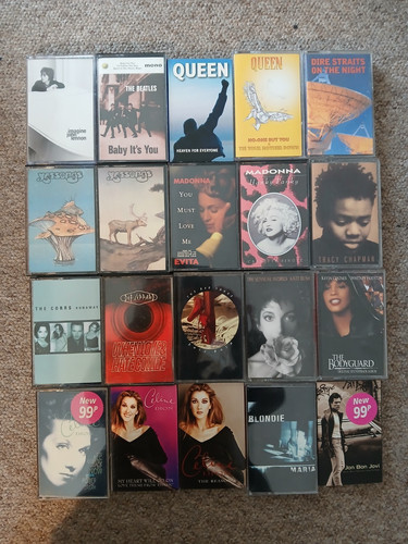 Cassette tape job - tape, lot