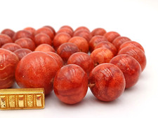 COLLANA LUNGA VINTAGE '70 PERLE ORGANICHE - MADE IN ITALY