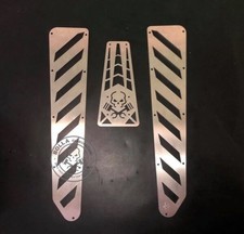 Set pedane in acciaio inox