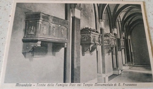 Cartolina mirandola tombe - cartolina,