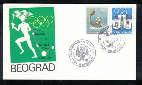 Torcia olimpica attraverso - , la