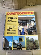 Vecchia Rivista D'Epoca Quattroruote Mese Di Luglio Del 1967