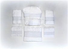 COMPLETO BAGNO SPUGNA 6 PEZZI COLORE BIANCO Mis. L