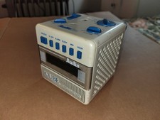 Radio Sveglia AudioTon Cube Vintage Anni 80 Funzionante conDifetti Leggere Tutt