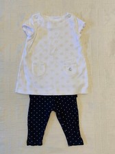 Petit Bateau Dress & Leggings