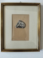 Placchetta multiplo di Emilio Greco, metallo argentato