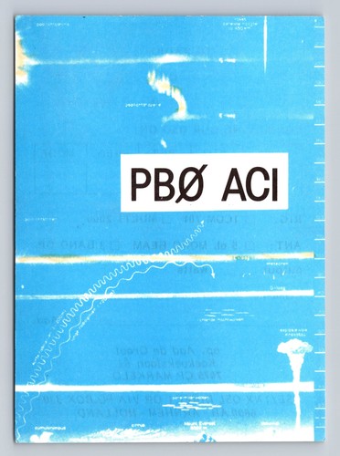 Radioamatore qsl pb0aci olanda - qsl,