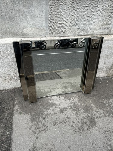 Grande specchio 70s vetro - grande,