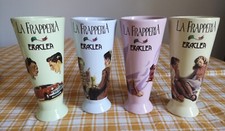 4 splendidi bicchieri in ceramica da Frappé Eraclea + 2 in vetro