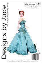 Danza Con Me Abito Bambola Vestiti Cucito Motivo 15.75 " Città Bambina