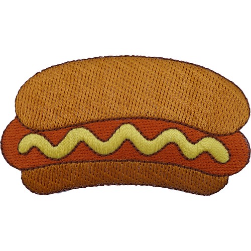 Hot dog patch fast - patch, food
