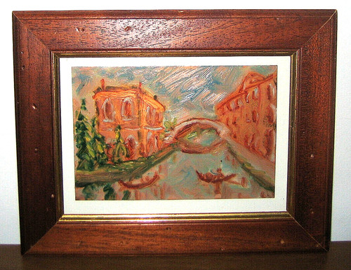 Quadro dipinto olio su - quadro, ad