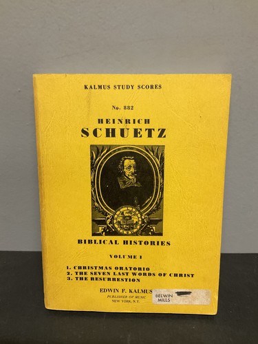 Heinrich schuetz biblical - heinrich,