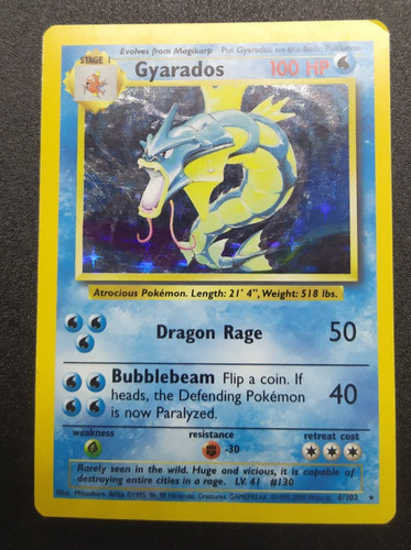 Gyarados holo set base - base, 6/102