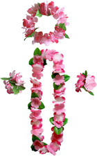 Collane hawaiane hula - hawaiane, fiore