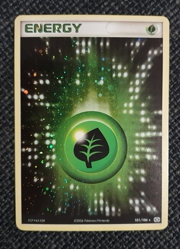 Carta pokémon energia erba - carta,