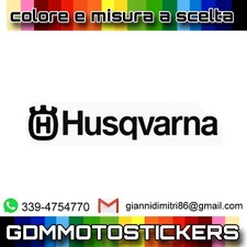Adesivo PRESPAZIATO replica Husqvarna