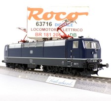 ROCO DIGITALE CON DECODER CARDANICA LOCO ELETTRICA BR 181 206-4 DB art 63716