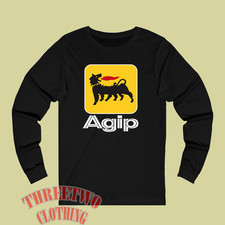 Agip Racing Uomo Nero Taglia dalla S alla 3XL