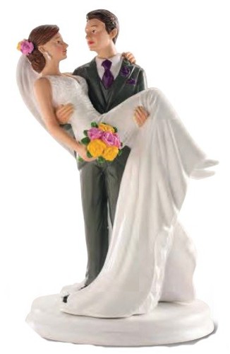 Cake topper resina sposi