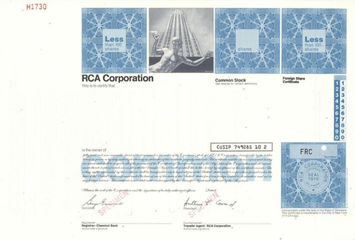 Radio corporation america - radio,