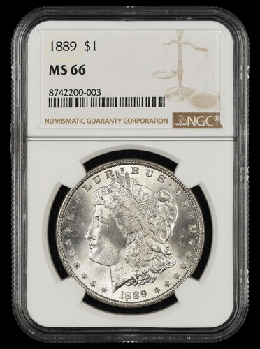 1889 ngc ms66 - ngc,