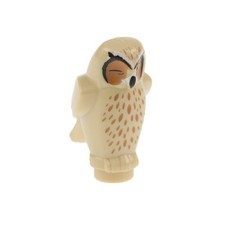 1x Lego animale gufo beige