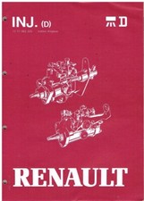 RENAULT 5 TRAFIC MASTER JEEP CHEROKEE XJ CJ7 DIESEL ENG. MANUALE RIPARAZIONE INIEZIONE