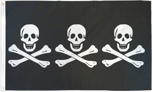 Bandiera pirata condent 3x5 - bandiera,