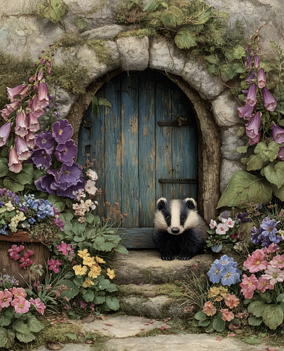 Orso panda 8x10 seduto - , in