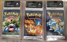 Pokémon ARTSET SET BASE PRIMA EDIZIONE  ITA AI GRAD A - bustine-booster