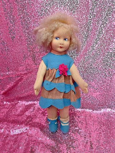Bambola lenci vintage - vintage, 14"