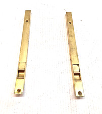 Catenaccio a Pulsante Frontale Acciaio Ottonato mm. 16x600 Pz.2 RUFFONI E ZOPPI