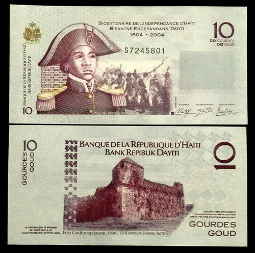Haiti gourdes banknote - haiti,