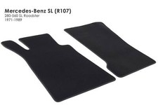 Tappetini NUOVI Mercedes R107 SL Roadster Qualità Originale Velluto Tappetini Auto
