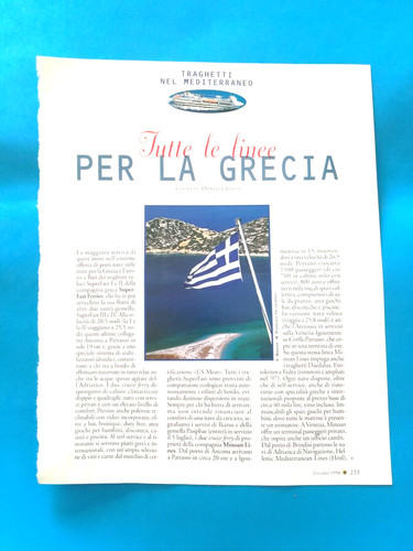 Clipping giornale traghetti - giornale,