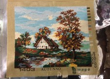 Quadretto già ricamato a mano