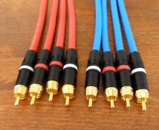 Cavo professionale 4x2,0 metri RCA RCA per Revox A77 B77 B710 A700 B215 G36 H1 H11