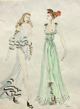 Disegno per due negligées