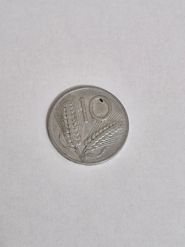 Moneta lire spiga - da, 10