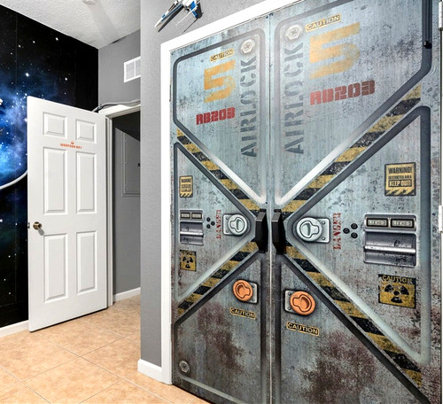 Adesivo porta completo bunker