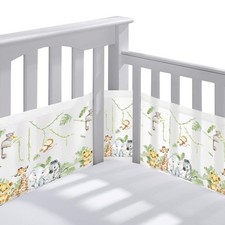 Paracolpi Lettino,Paracolpi Neonato per Lettino,Traspirante Baby (m2P)