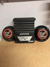 amplificatore Alpine Auto E Due Altoparlanti Hertz