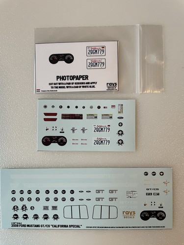 Decalcomanie modellino auto