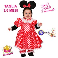 COSTUME VESTITO DI CARNEVALE TOPOLINA MINNIE 3/6 MESI PEGASUS 5057