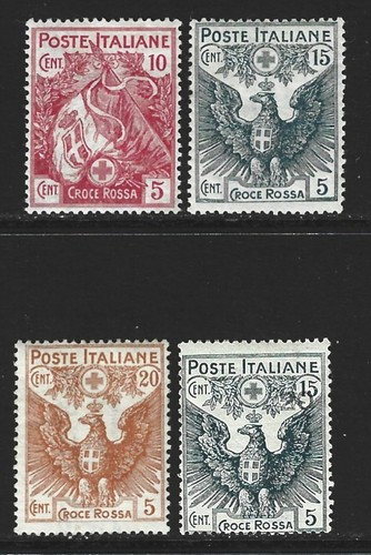 Italia regno croce rossa mnh - rossa, mnh**