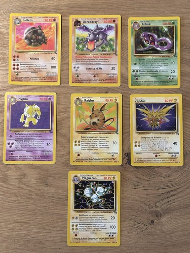 Lotto carte pokemon - carte, set