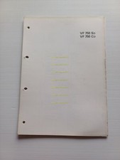 Honda VF 750 S - VF 750 C scheda informazioni tecniche manuale officina italiano