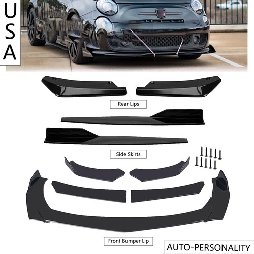 Glossy black front bumper - glossy,