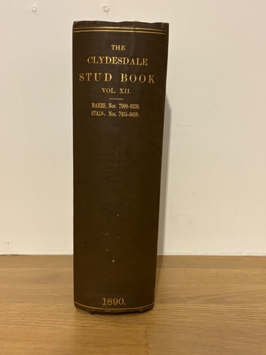 Clydesdale stud book vol - stud,